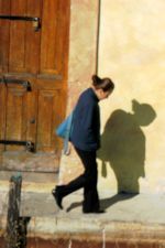 Photo: Woman with her shadow, © by Harry Griswold